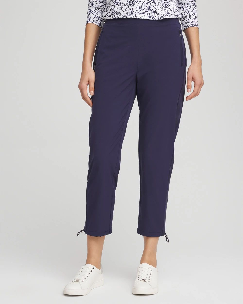 Zenergy® UPF Rib Mix Cropped Pants | Chico's